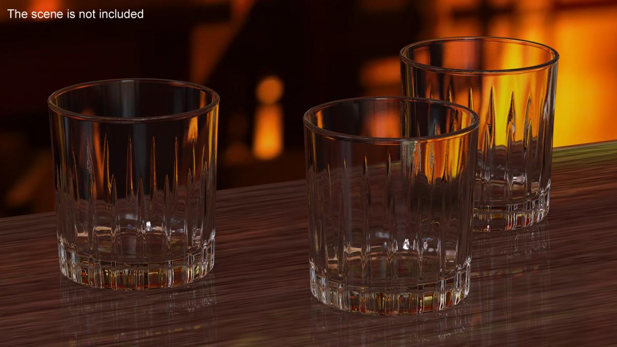 Highball Glasses Collection 3D