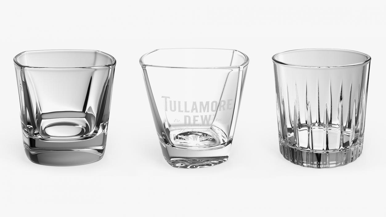 Highball Glasses Collection 3D