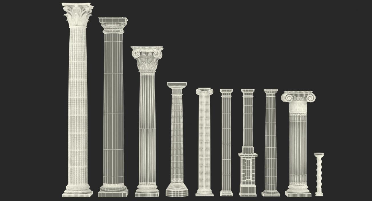 3D model Columns Collection 4