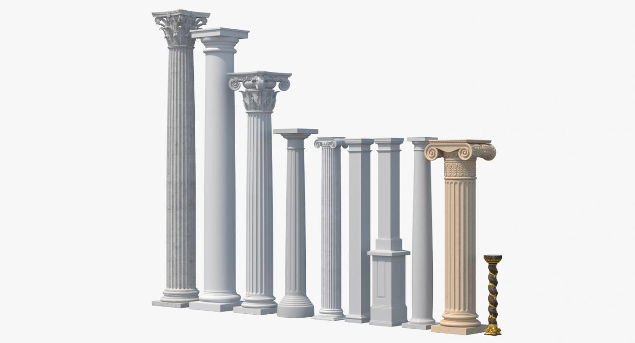 3D model Columns Collection 4