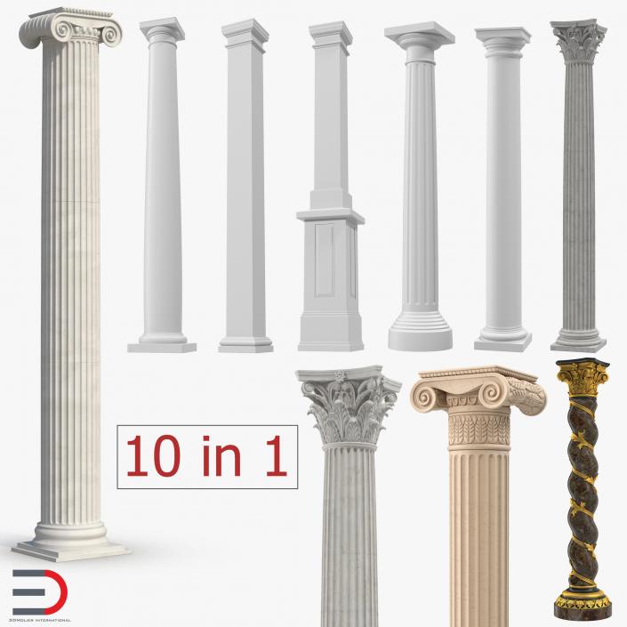 3D model Columns Collection 4