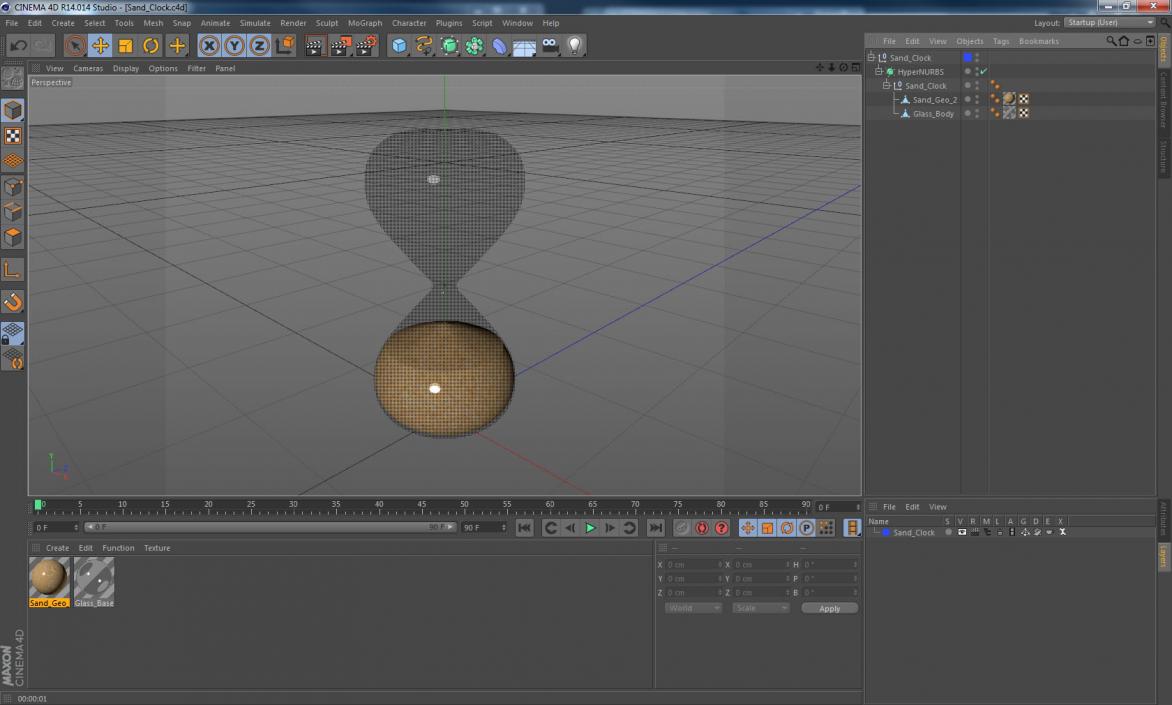 3D model Sand Clock