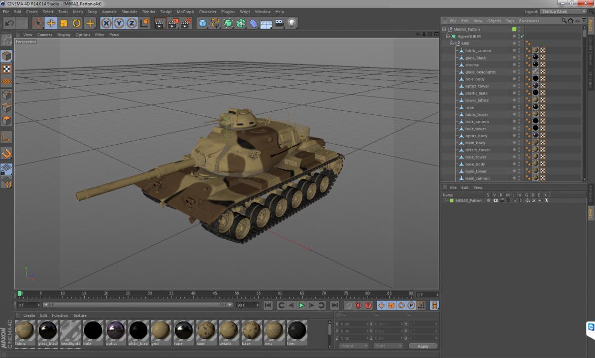 M60A3 Patton 3D