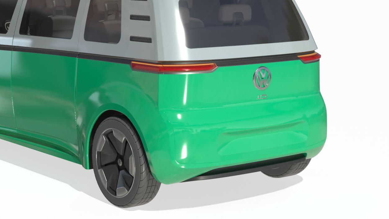 3D Volkswagen Electric ID Buzz Rigged for Cinema 4D model