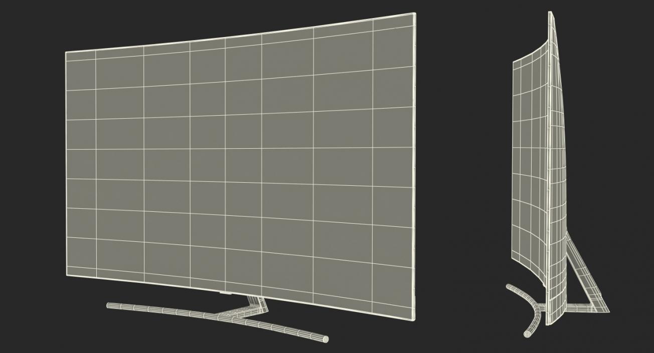 3D Smart QLED TV model