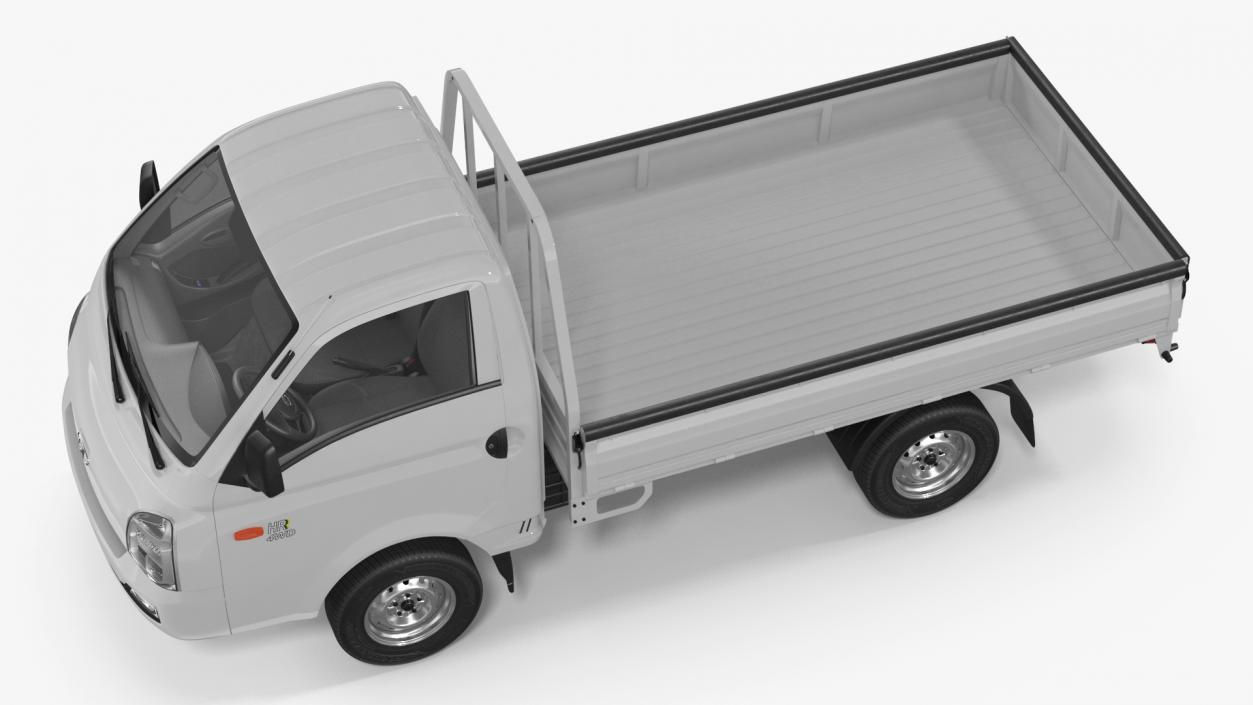 3D model Flatbed Truck Hyundai HR 2023 Rigged for Maya