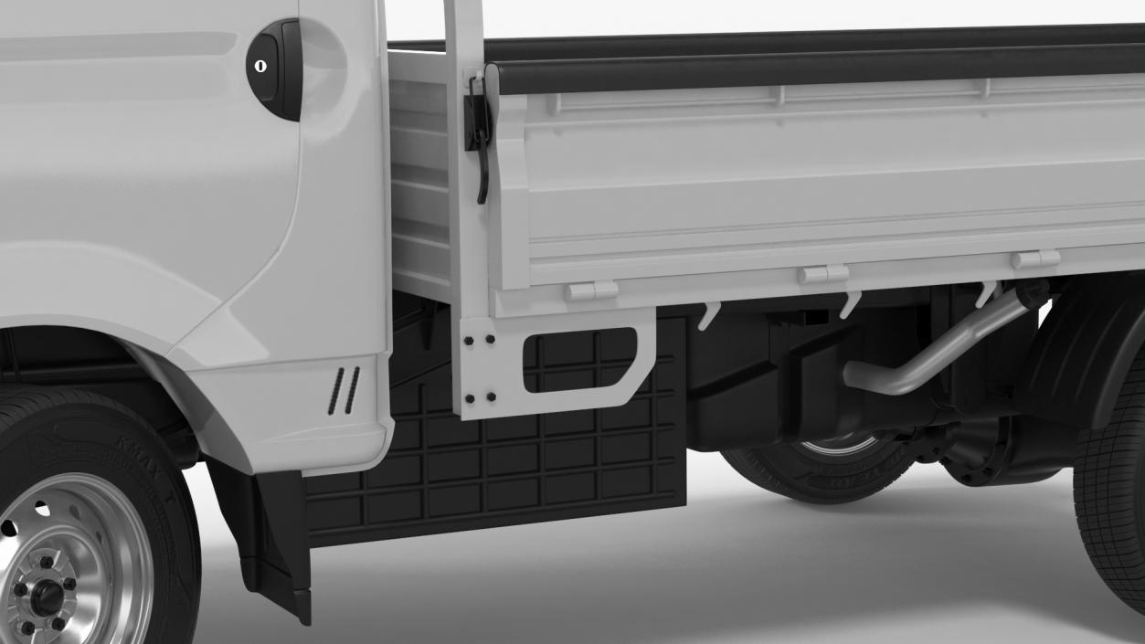 3D model Flatbed Truck Hyundai HR 2023 Rigged for Maya