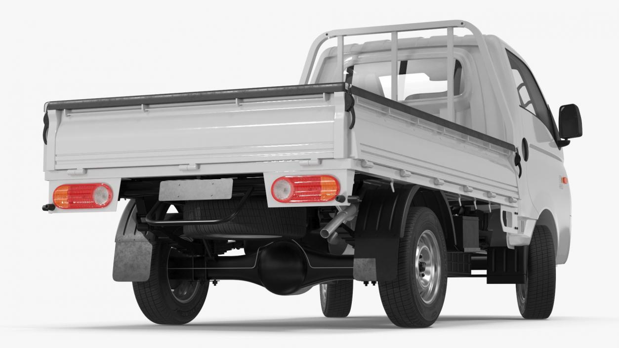 3D model Flatbed Truck Hyundai HR 2023 Rigged for Maya