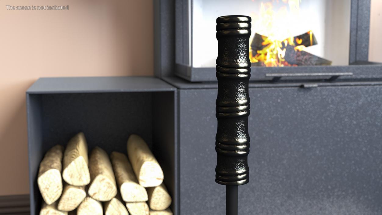 3D Fireplace Tools Collection