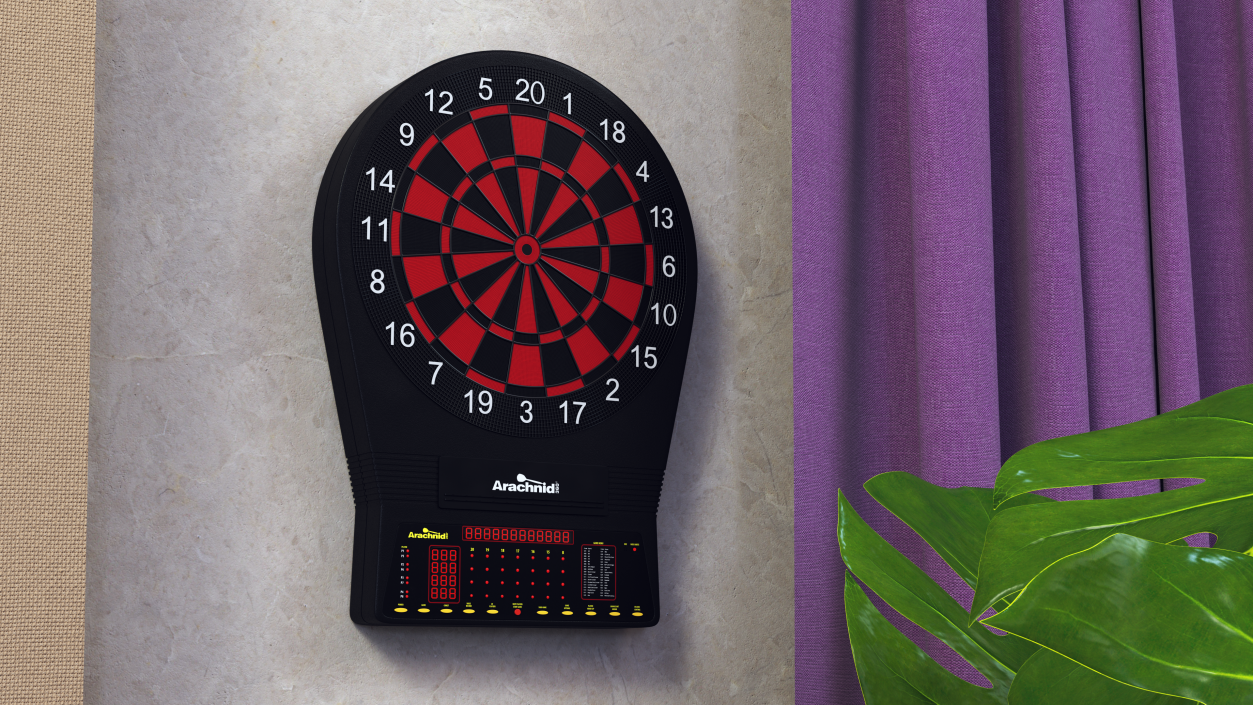 Electronic Dartboard Arachnid 3D model