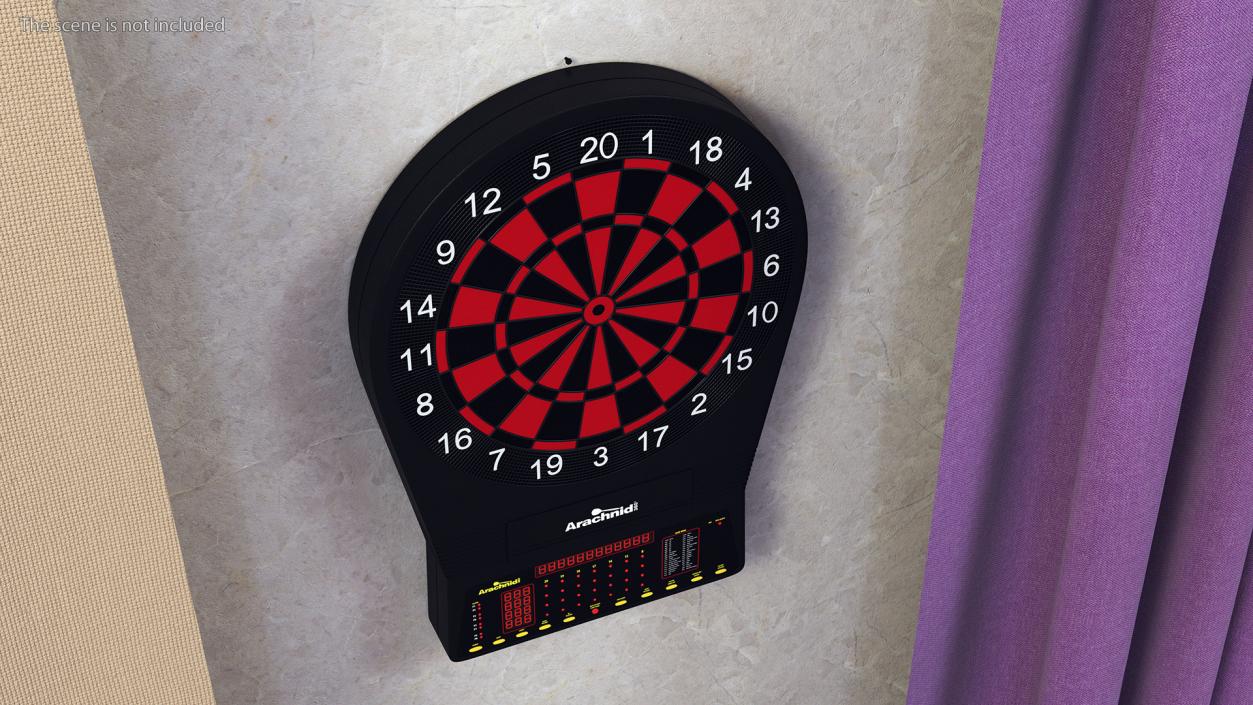 Electronic Dartboard Arachnid 3D model