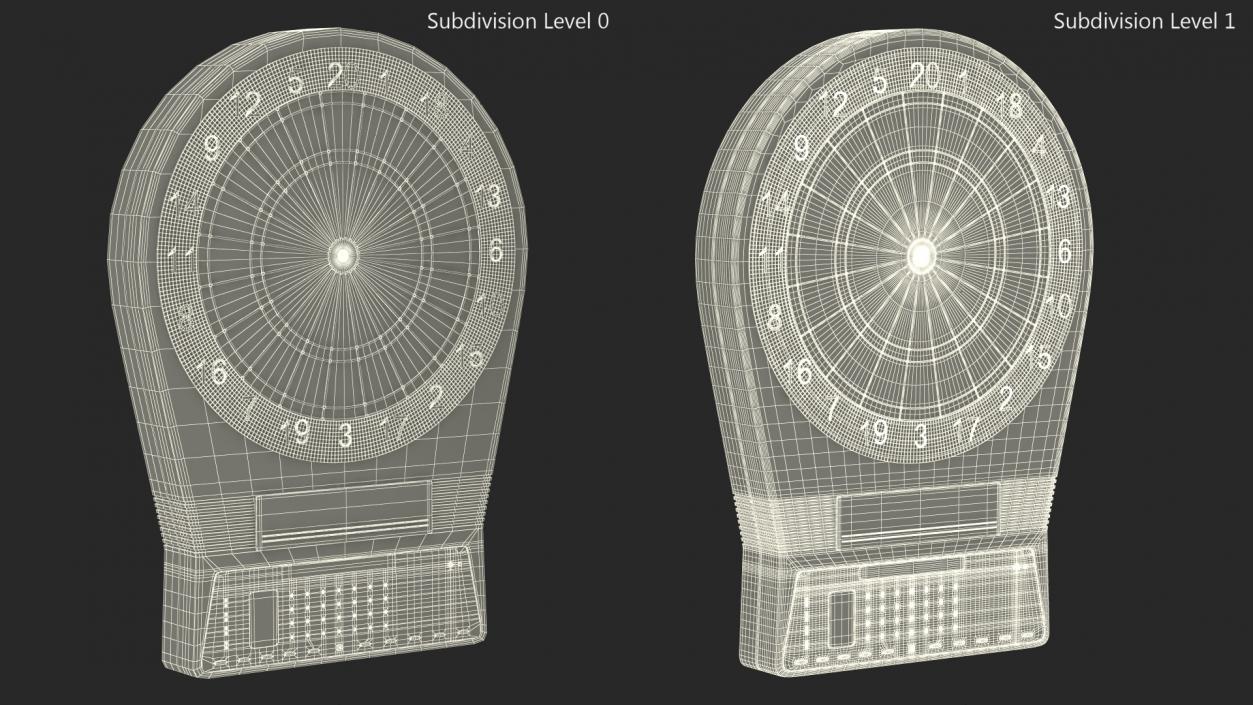 Electronic Dartboard Arachnid 3D model