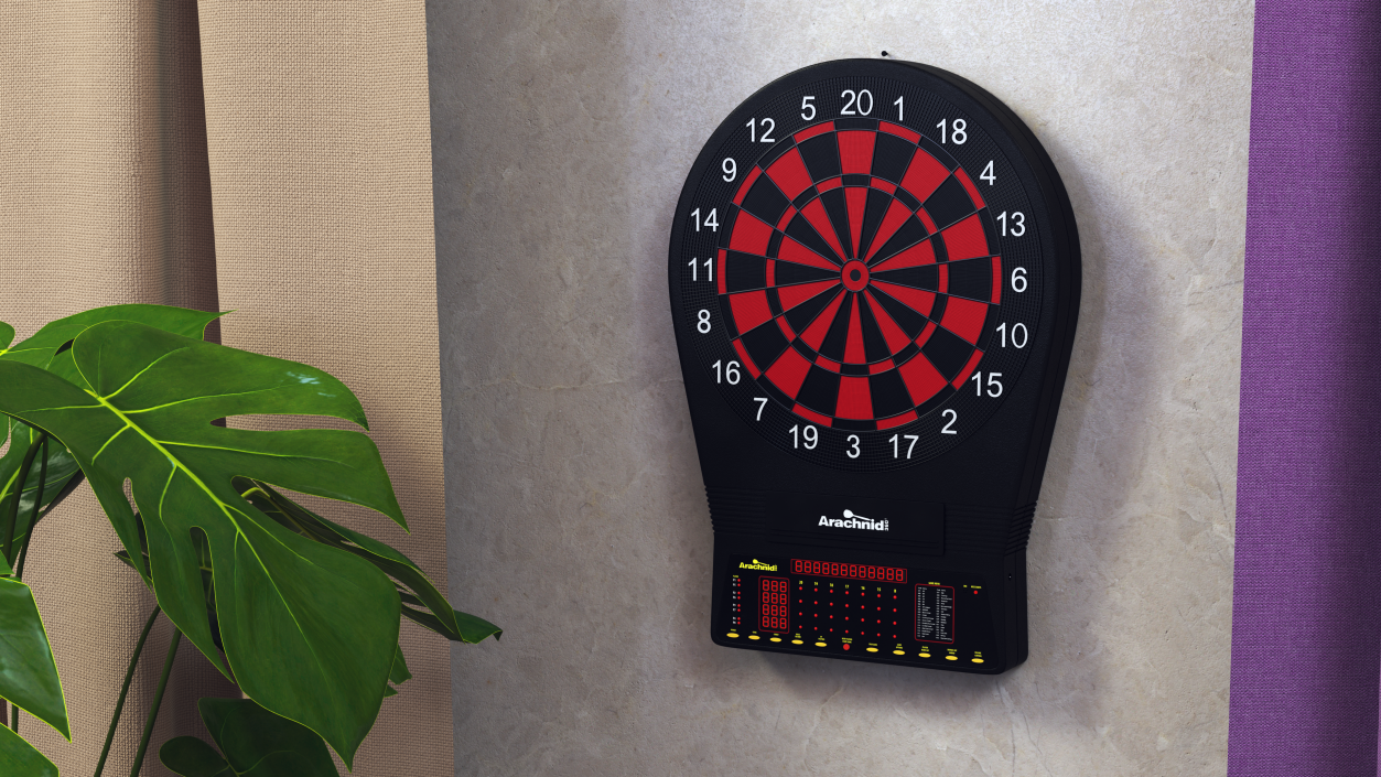 Electronic Dartboard Arachnid 3D model