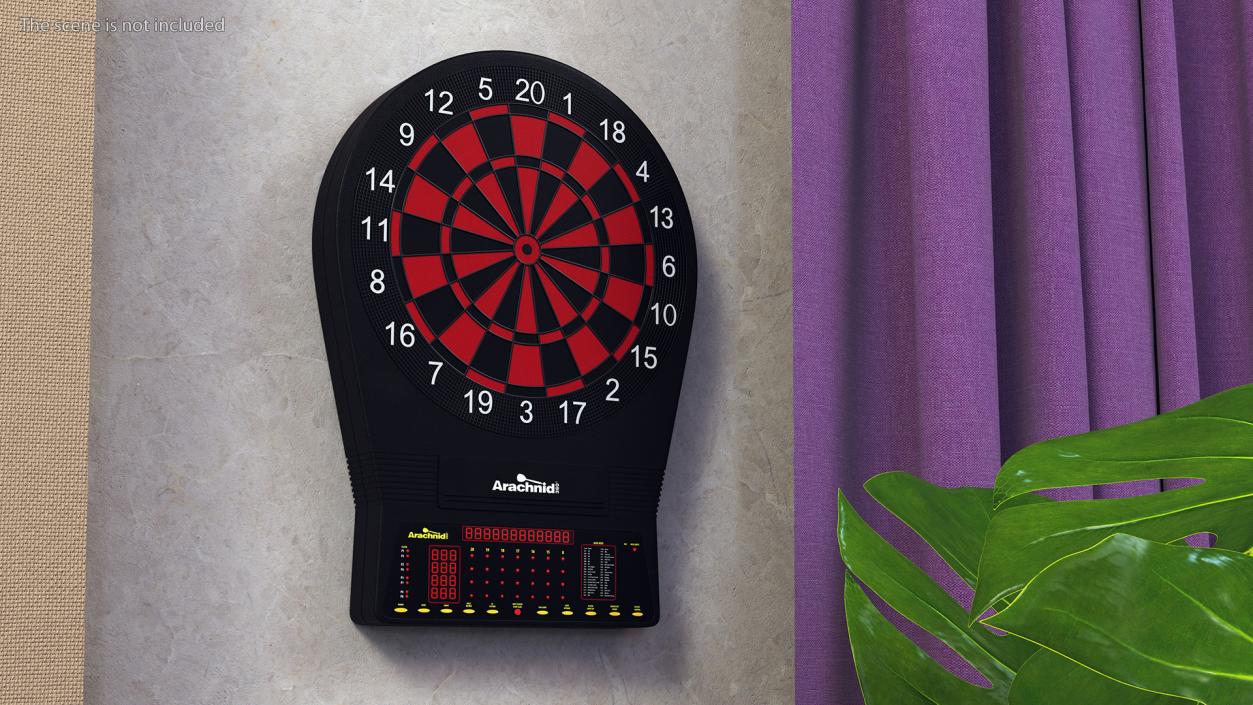 Electronic Dartboard Arachnid 3D model