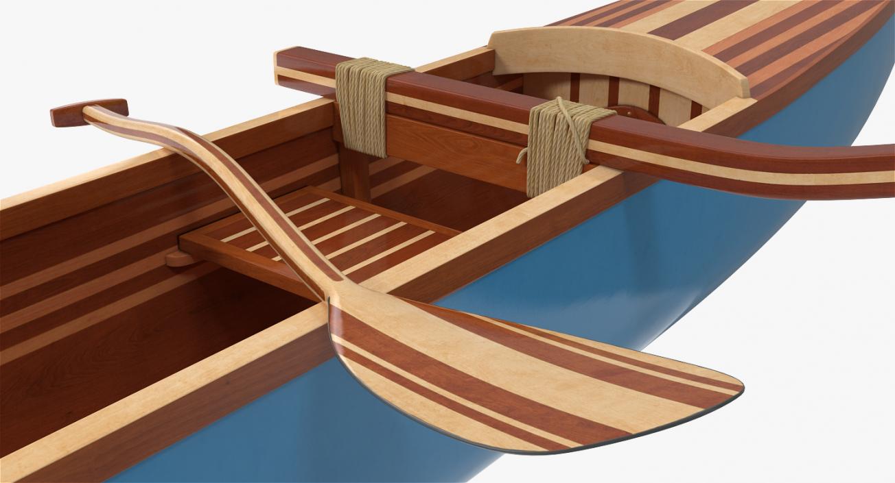 3D model Outrigger Canoe