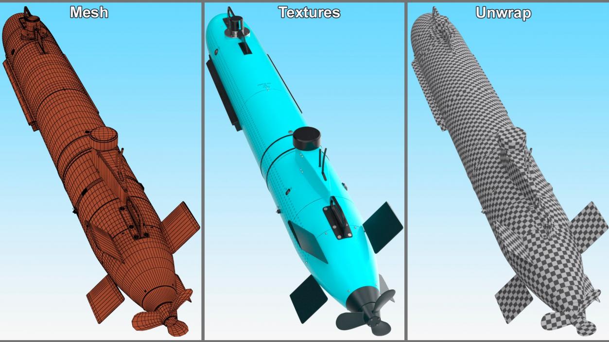 3D model Underwater Robots Collection 7