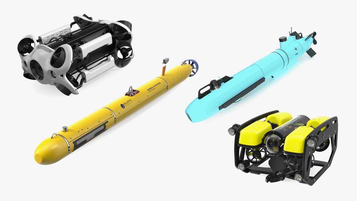 3D model Underwater Robots Collection 7