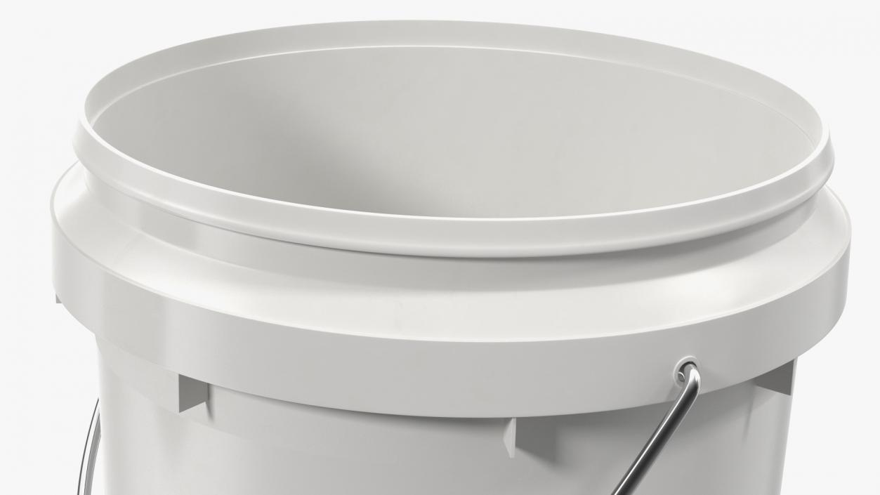 3D model Food Grade Plastic Buckets Set