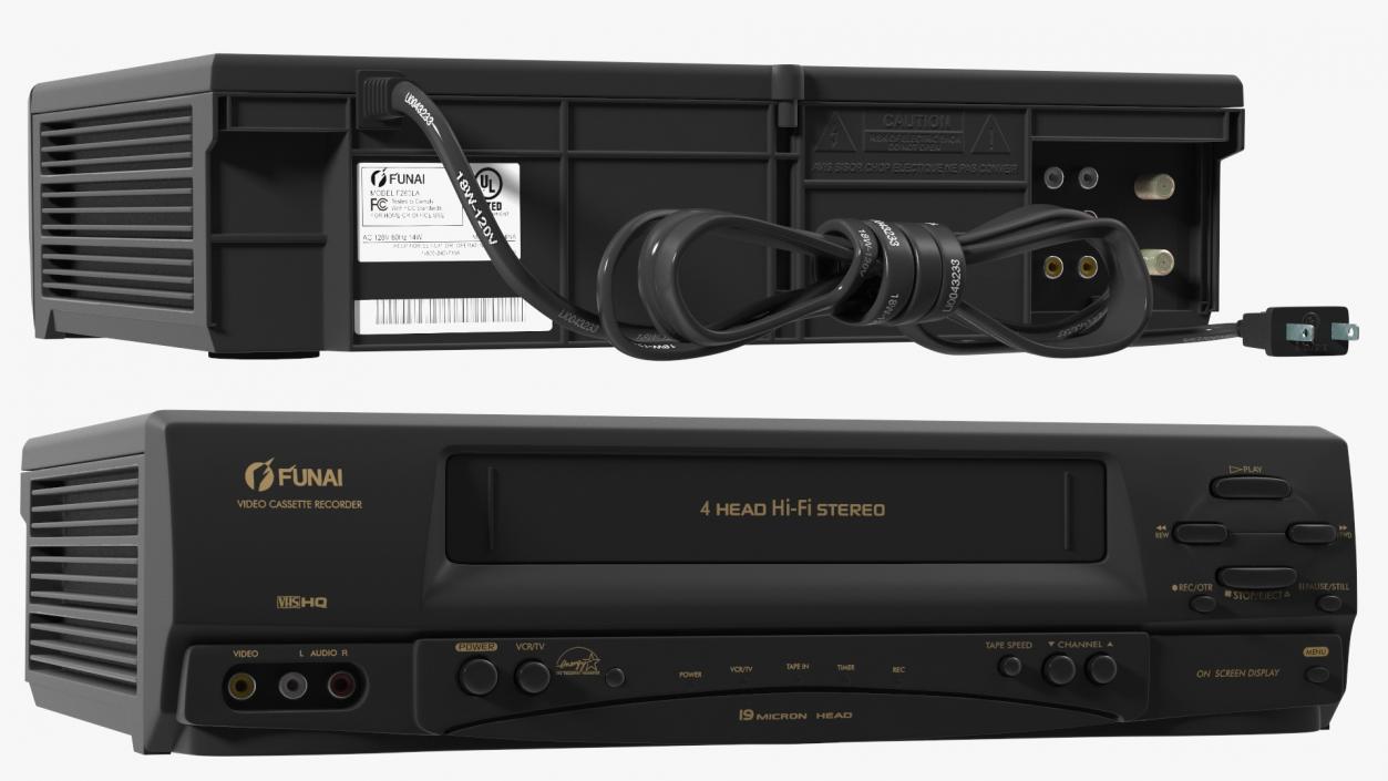 Funai F260LA VHS Player Recorder 3D