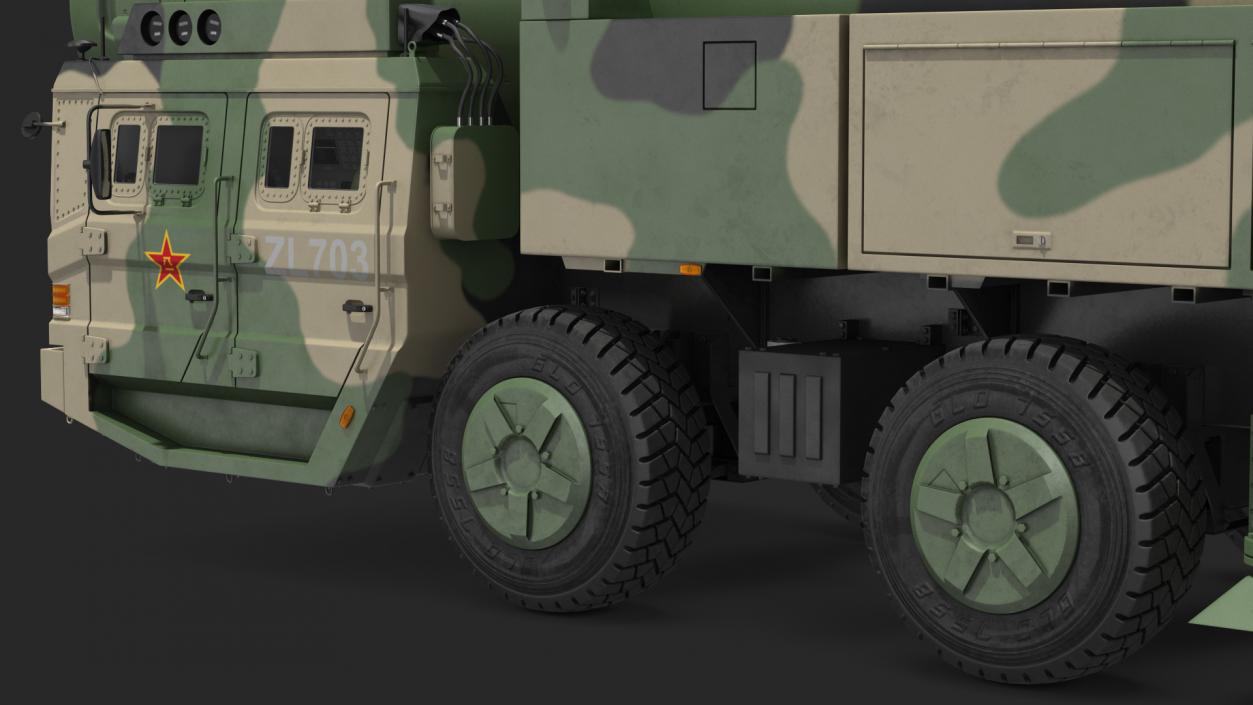 3D Road-mobile Ballistic Missiles Collection