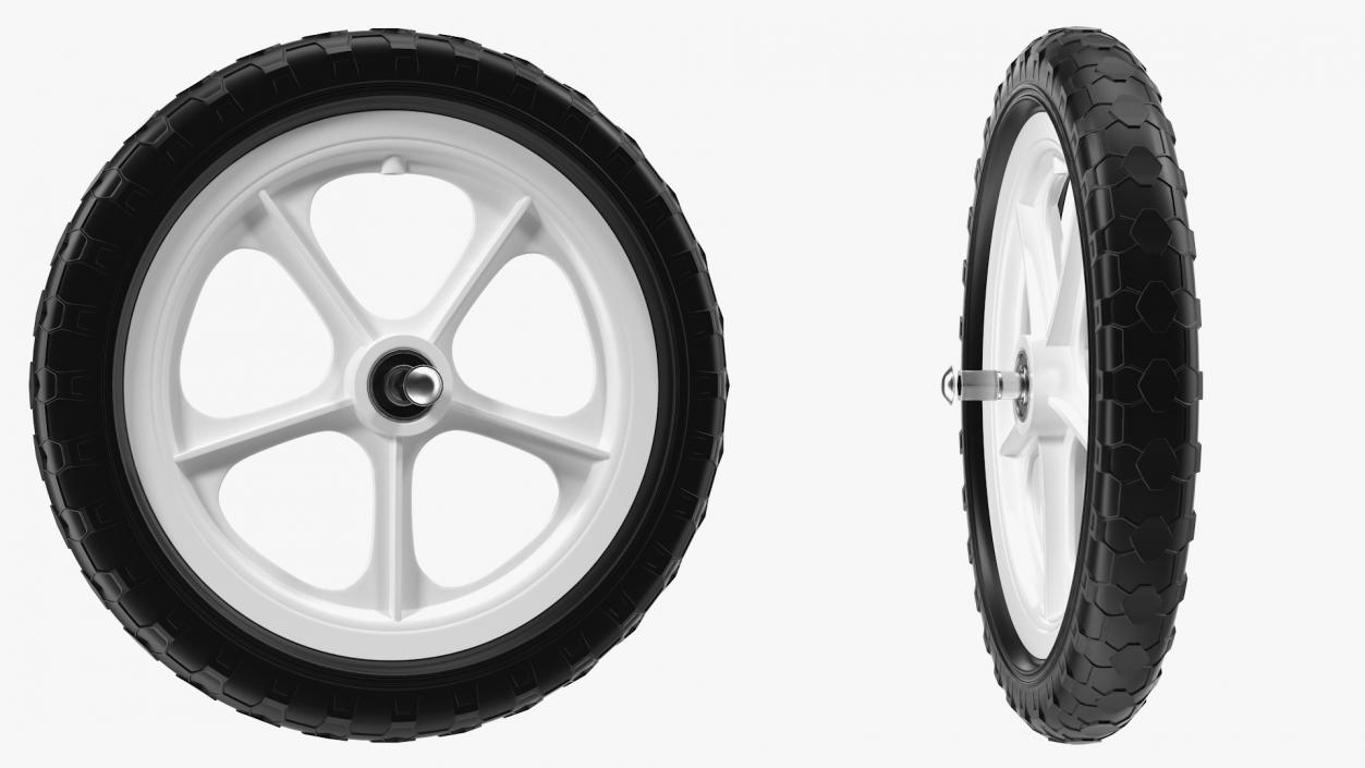 3D Balance Bike Wheel model