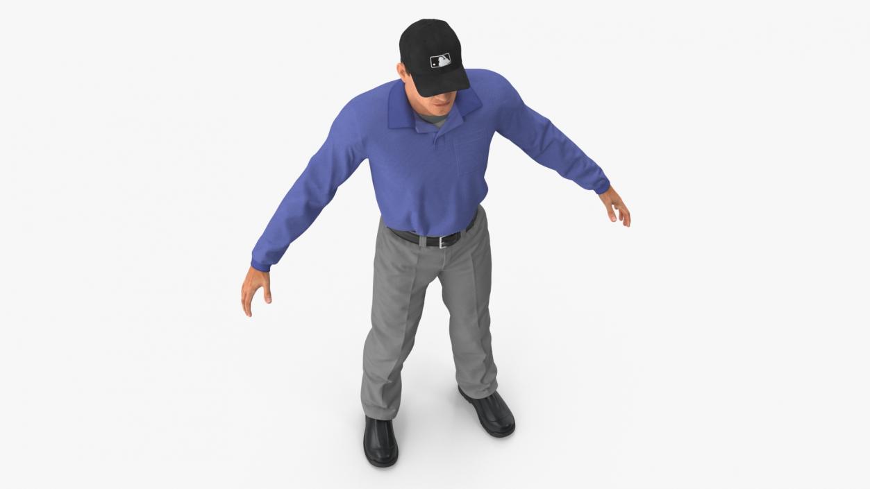 Man in Casual Clothes Fur Rigged 3D