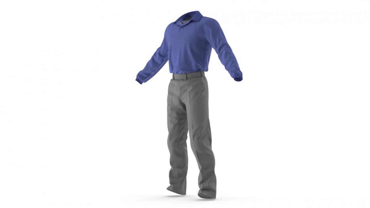 Man in Casual Clothes Fur Rigged 3D