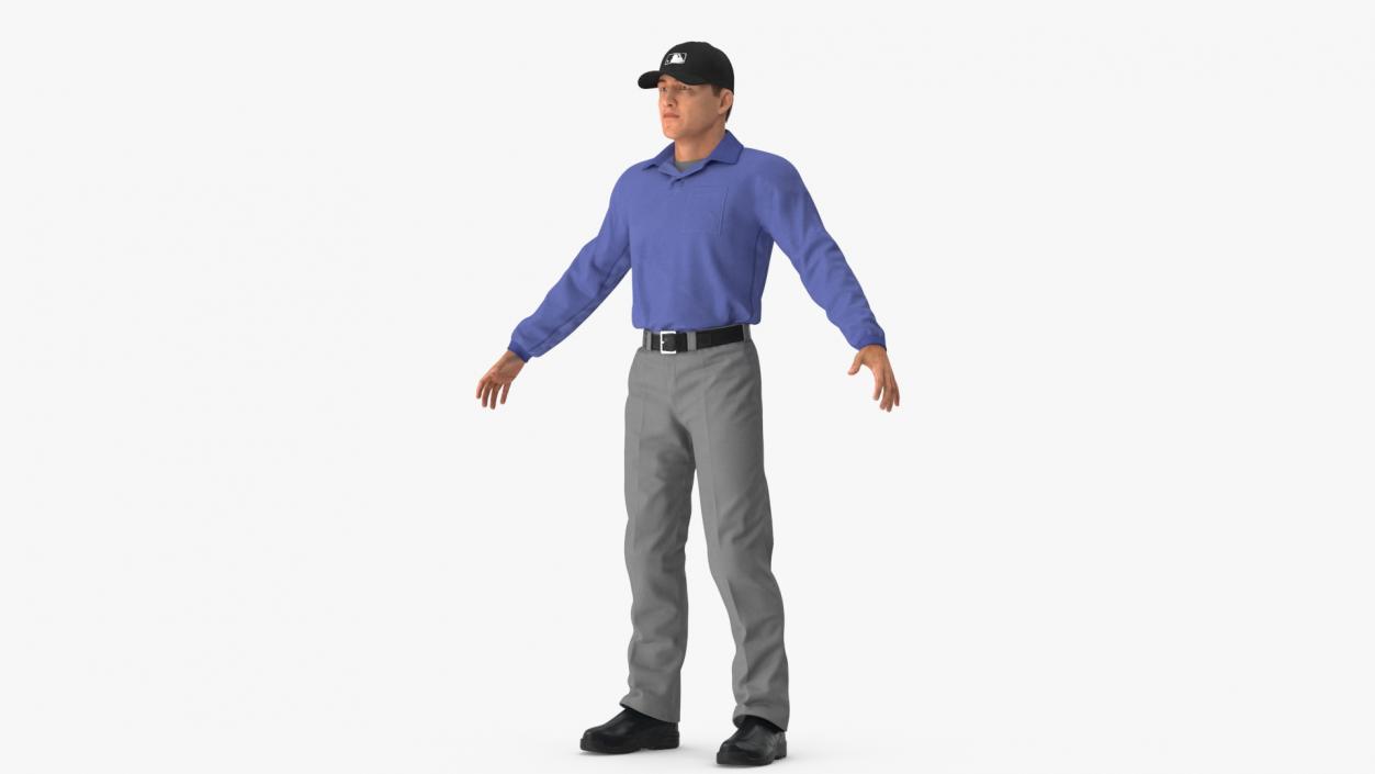 Man in Casual Clothes Fur Rigged 3D