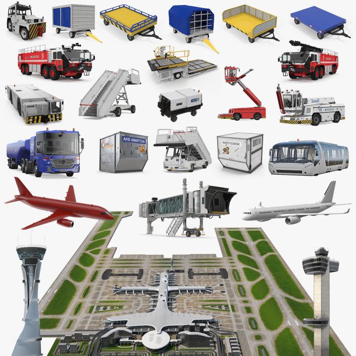 Airport Big Collection 4 3D model