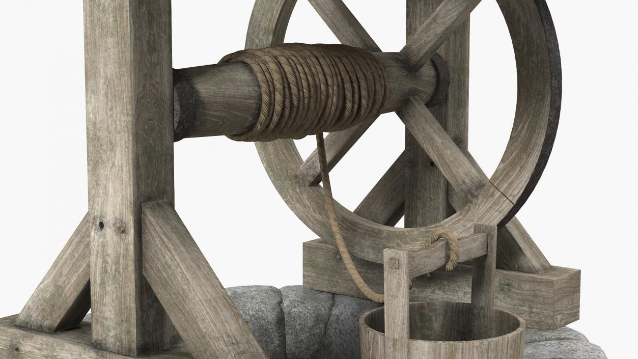 3D model Medieval Stone Water Well