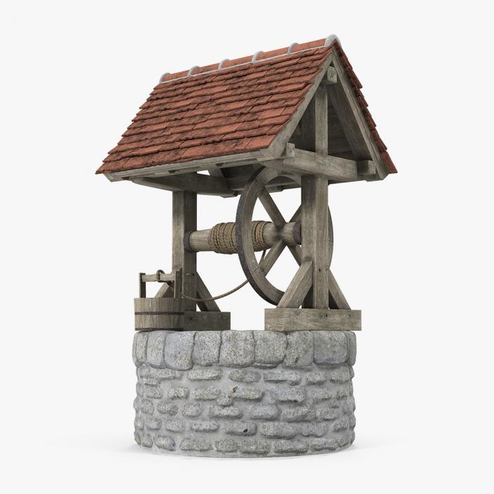 3D model Medieval Stone Water Well