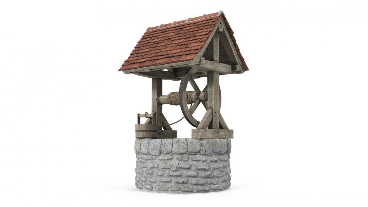 3D model Medieval Stone Water Well