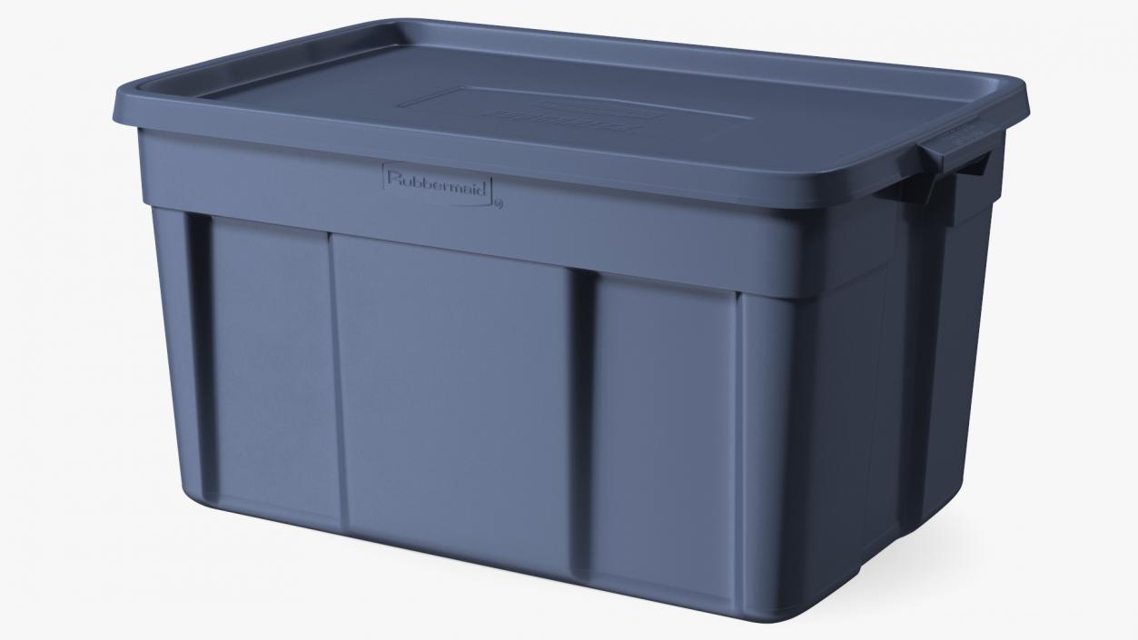 3D Rubbermaid Roughneck Stackable Storage Tote 31 Gallon model