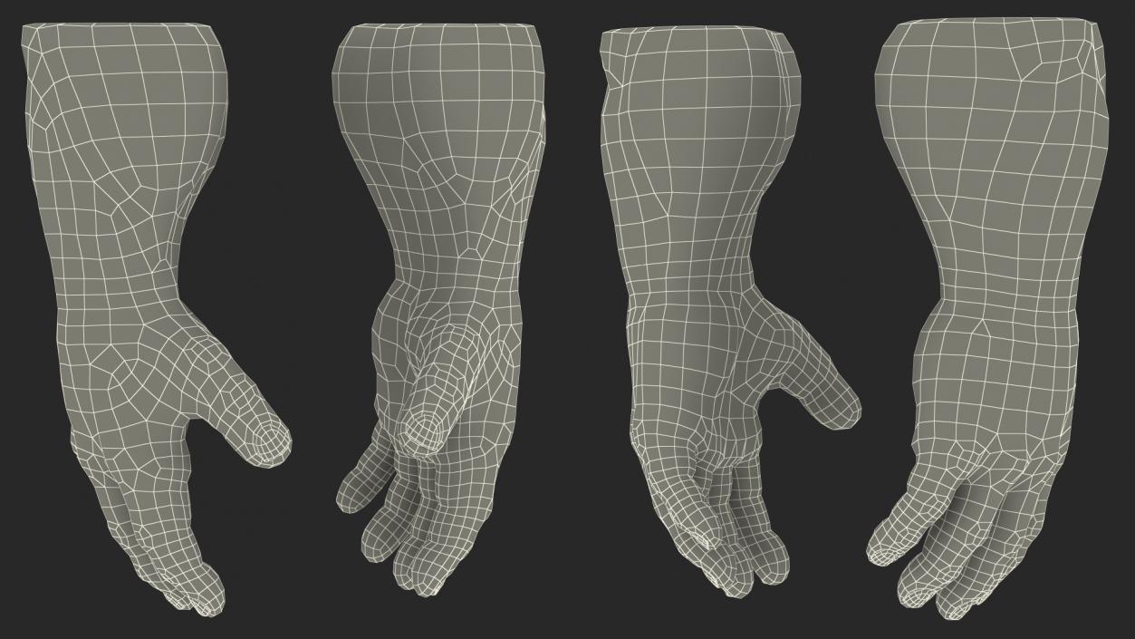 Hulk Hands Rigged 3D