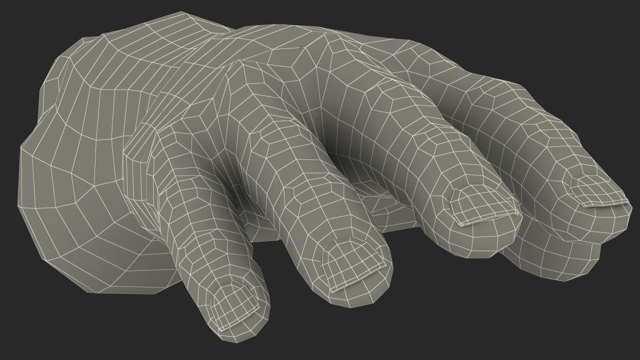 Hulk Hands Rigged 3D