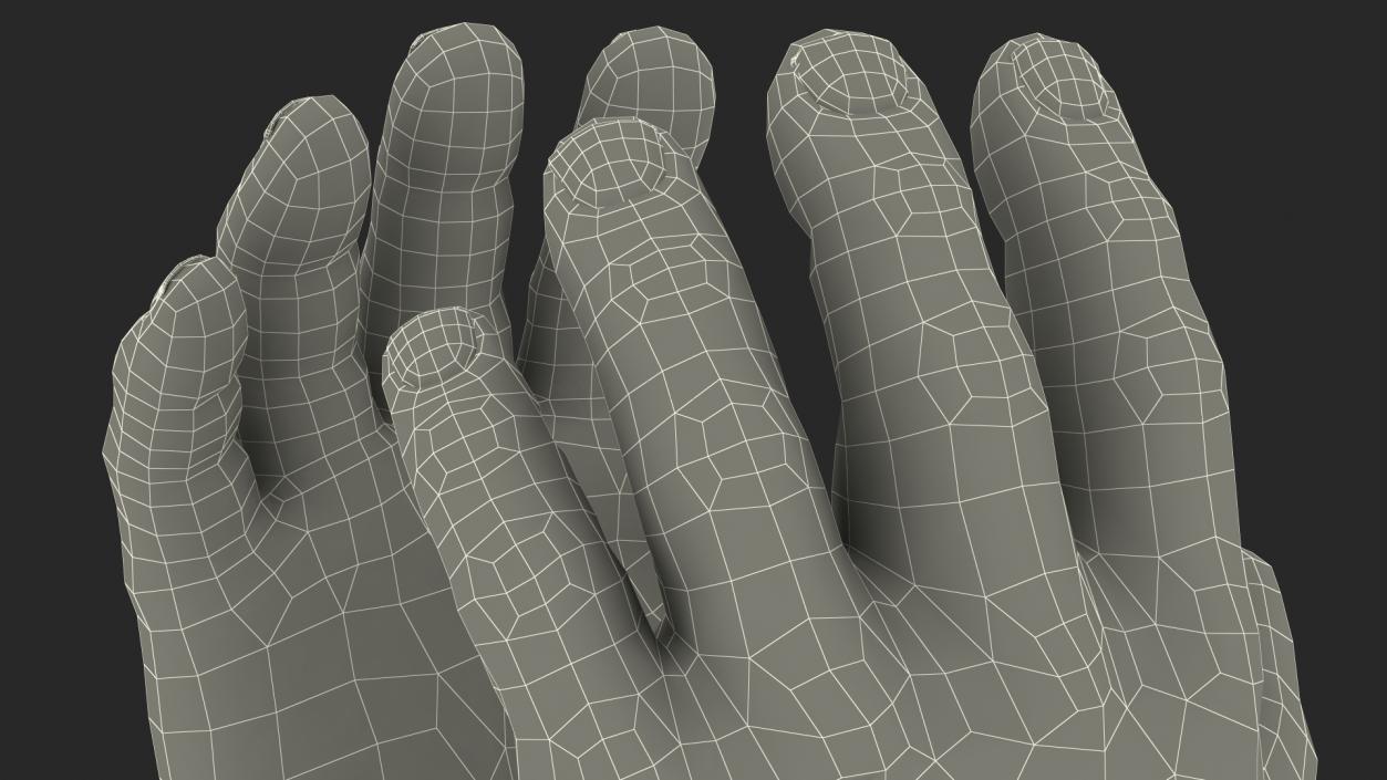 Hulk Hands Rigged 3D