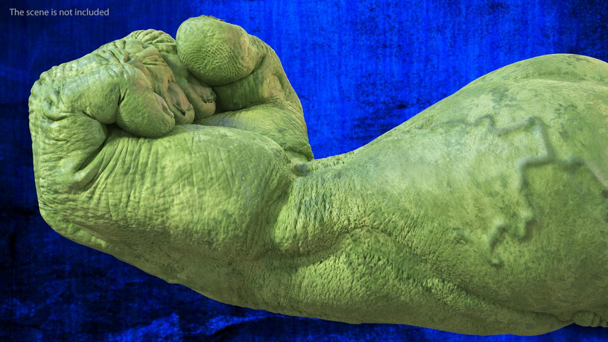 Hulk Hands Rigged 3D