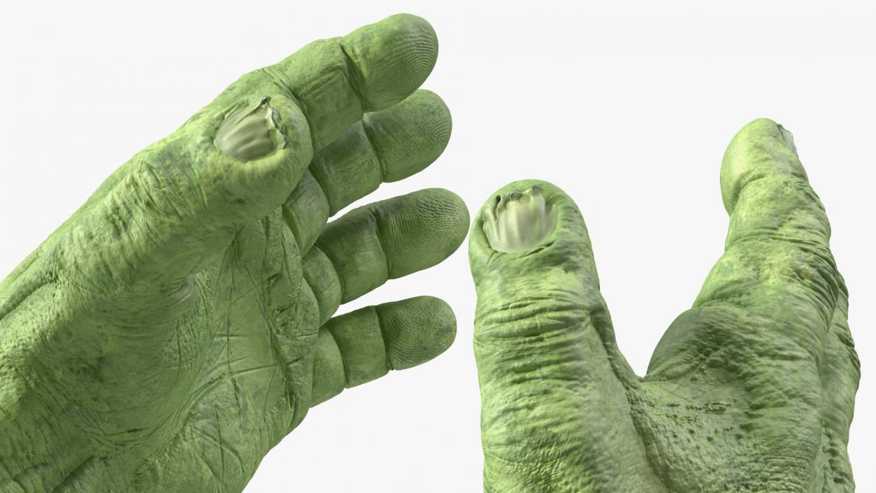 Hulk Hands Rigged 3D