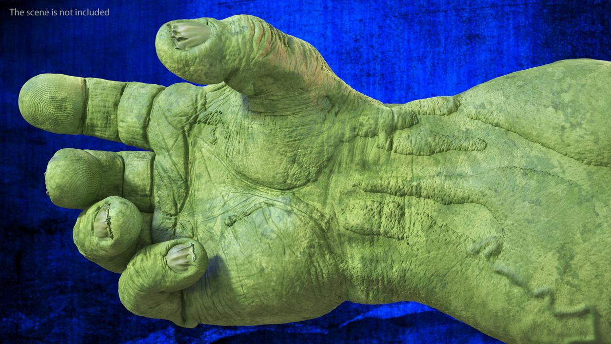 Hulk Hands Rigged 3D