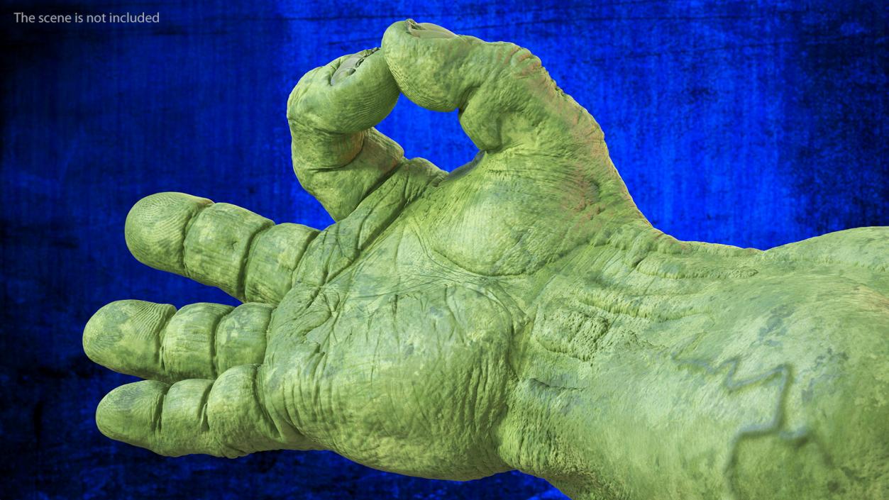 Hulk Hands Rigged 3D