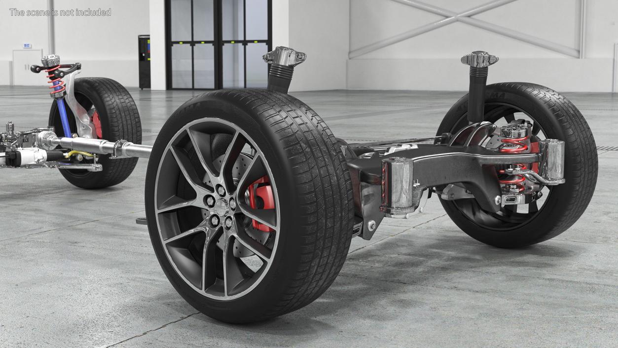 3D Automotive Suspension System model