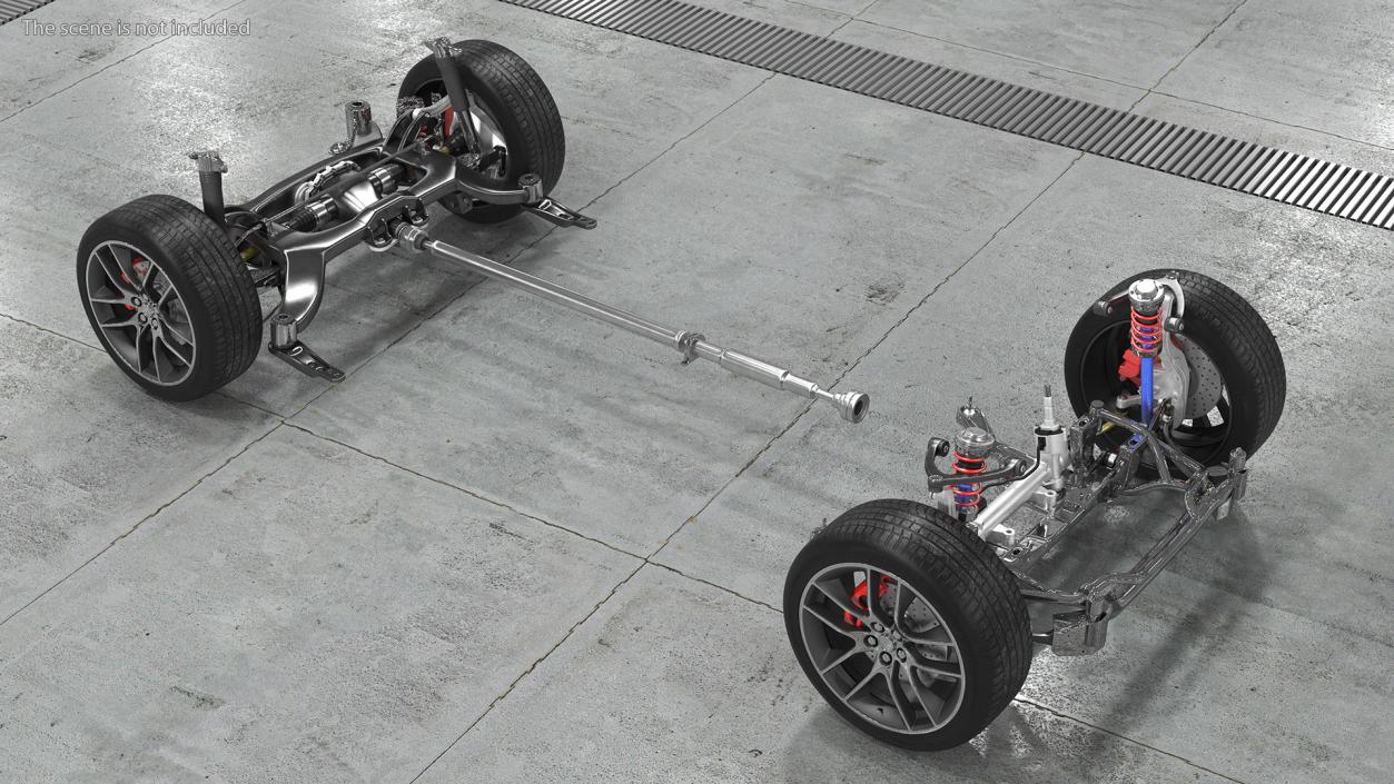 3D Automotive Suspension System model