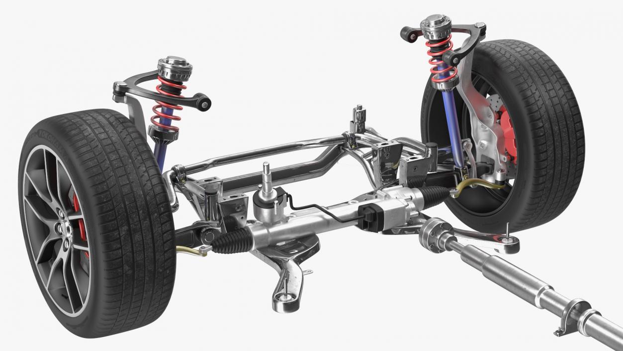 3D Automotive Suspension System model