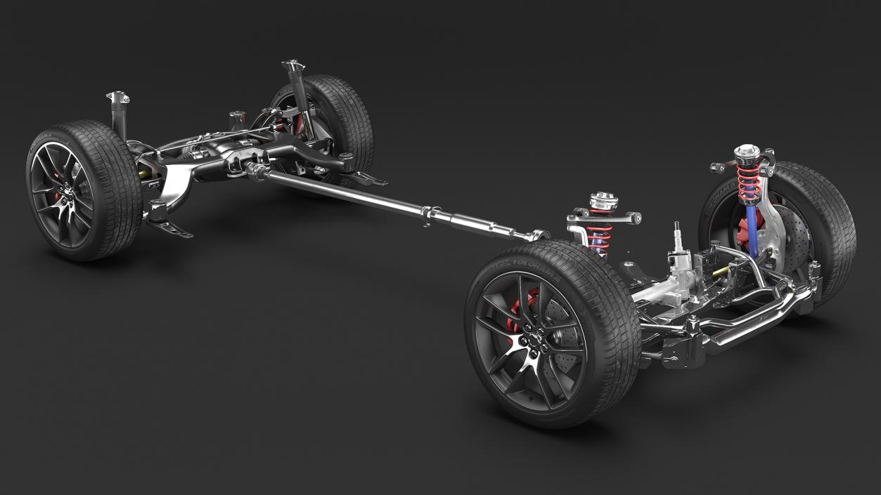 3D Automotive Suspension System model