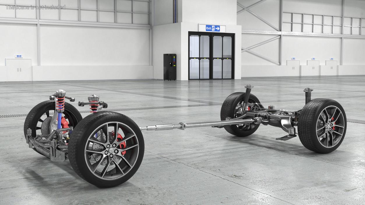 3D Automotive Suspension System model