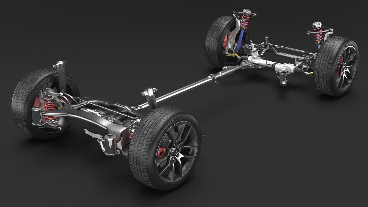 3D Automotive Suspension System model