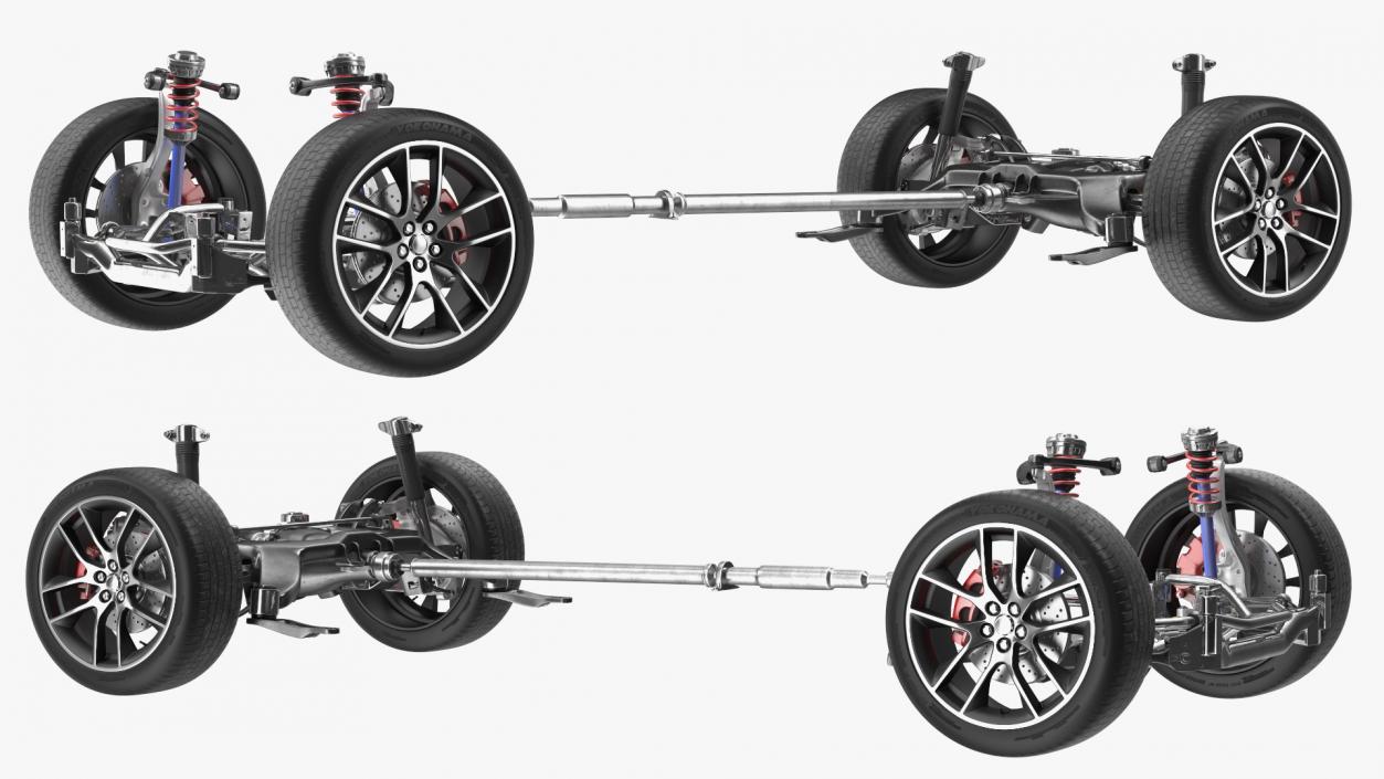 3D Automotive Suspension System model