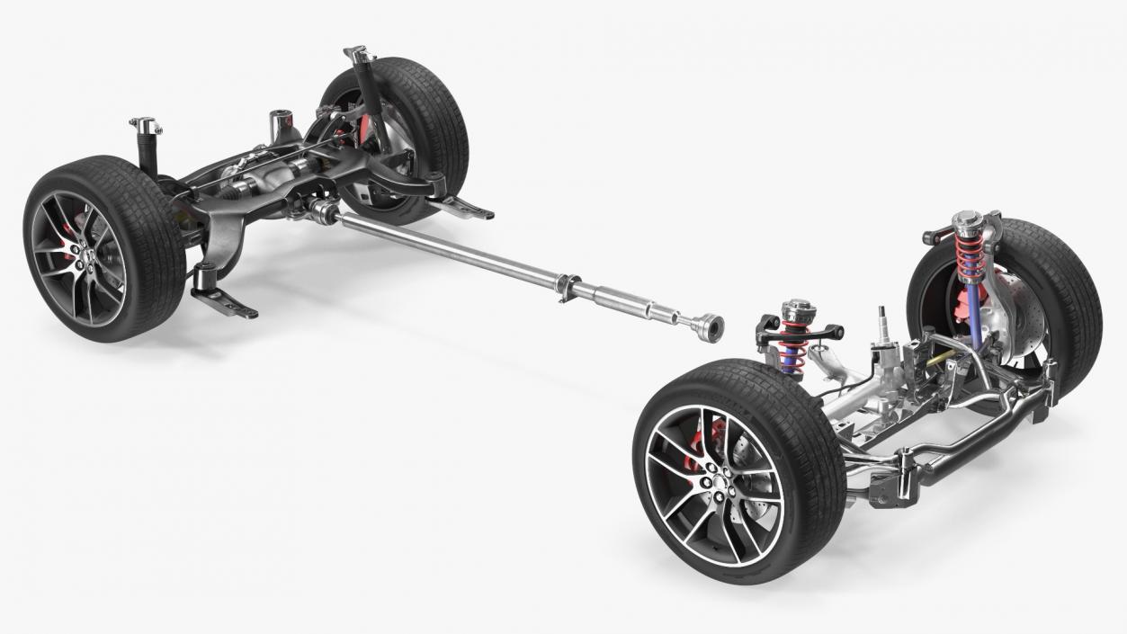 3D Automotive Suspension System model