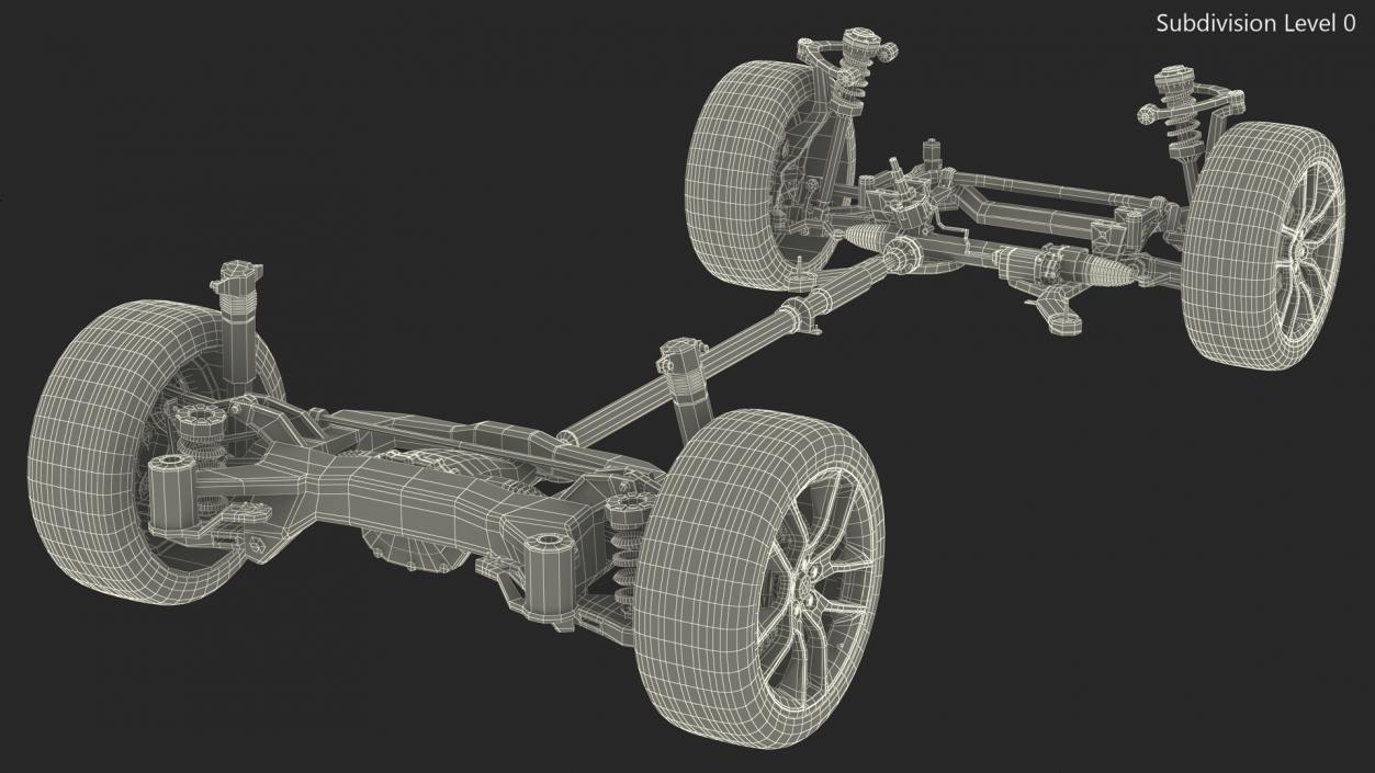 3D Automotive Suspension System model