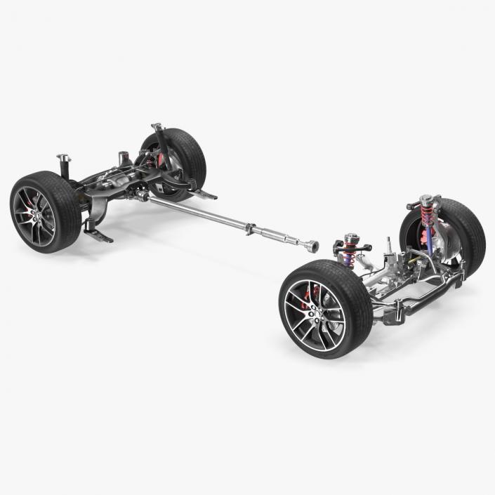 3D Automotive Suspension System model